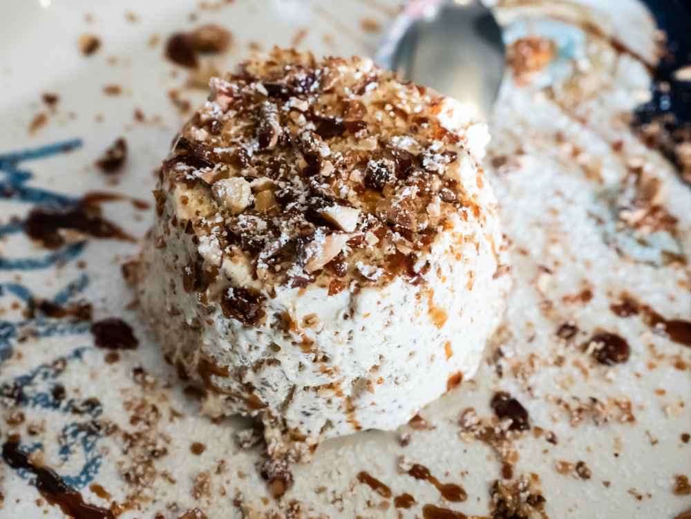 Delicious,Nougat,Semifreddo,,For,Real,Epicurean,,Crunchy,With,Almonds,And