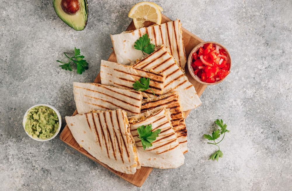 Quesadillas mit Avocado-Dip – Vegetarisch mexikanische Küche