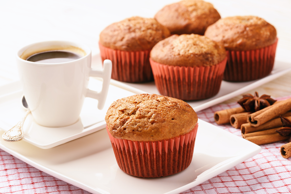 Pumpkin,Muffins,With,Apple,,Ginger,And,Cinnamon.