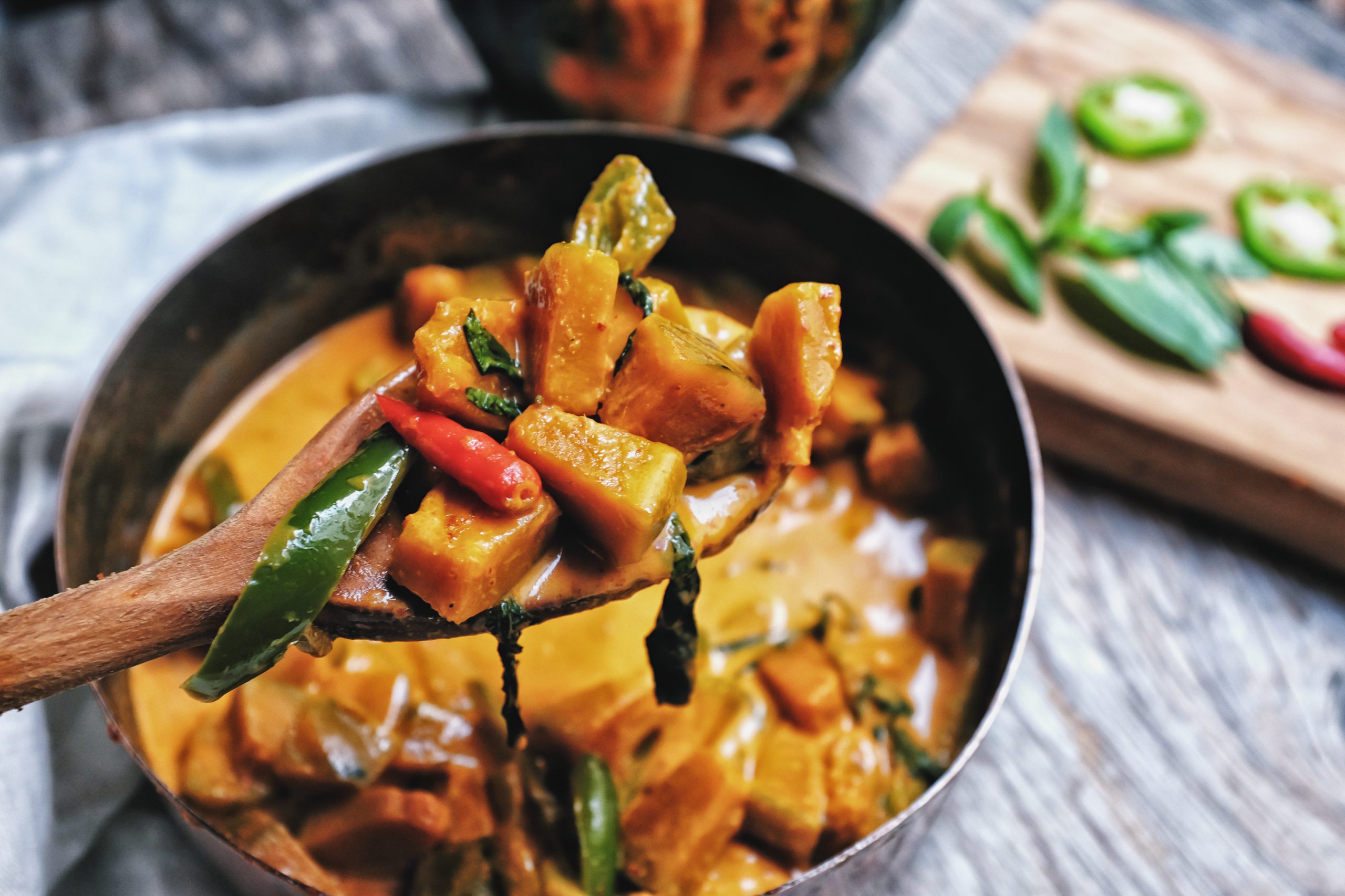 Darf es etwas kulinarischer sein? Wie wäre es mit Thai Curry!